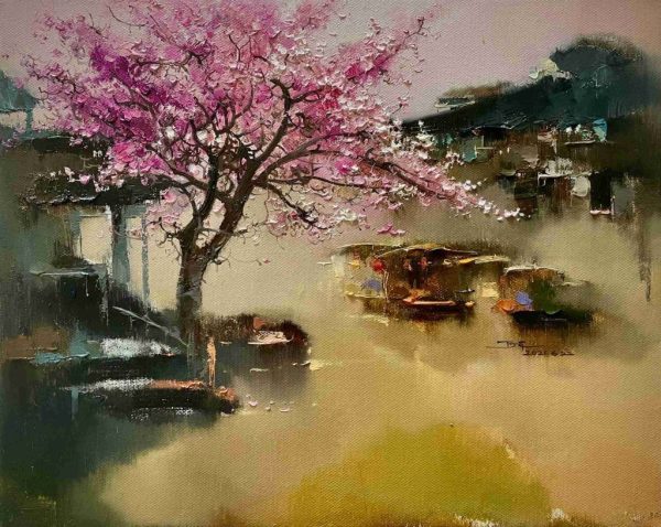 雾起西塘漫花香