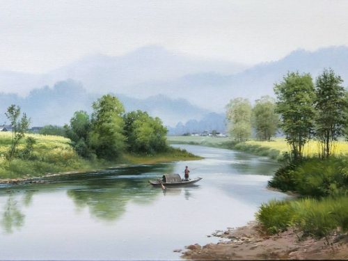 轻舟一梦小河弯弯