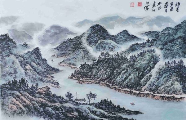 巴东江边