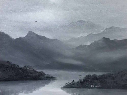 孤舟一系故园心